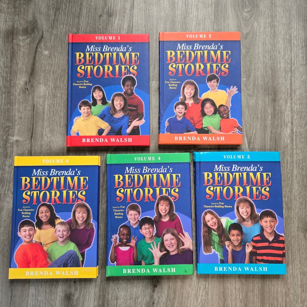 Complete Set Miss Brenda's Bedtime Stories Character-Building Christian Children